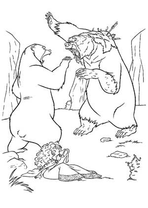 Раскраски Храбрая сердцем Храбрая сердцем раскраска 19