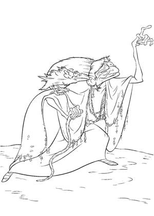 Раскраски Храбрая сердцем Храбрая сердцем раскраска 5