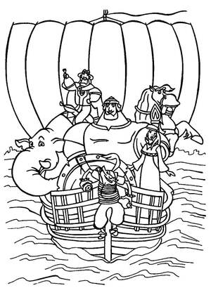 Раскраски Илья Муромец Илья Муромец — раскраска 11