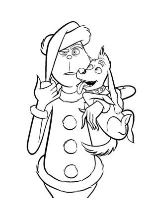 Из Новогодних мультфильмов – раскраска 14