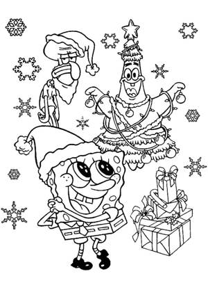Из Новогодних мультфильмов – раскраска 15