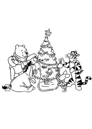 Из Новогодних мультфильмов – раскраска 17