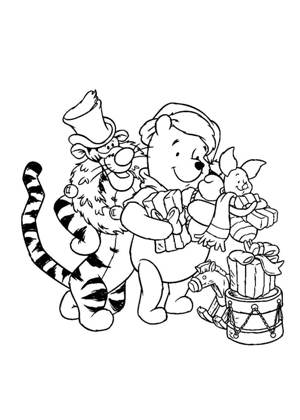 Из Новогодних мультфильмов – раскраска 22