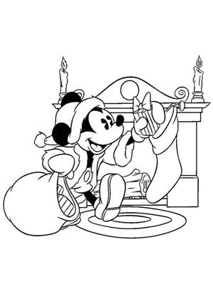 Из Новогодних мультфильмов – раскраска 24