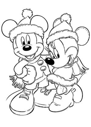 Из Новогодних мультфильмов – раскраска 26