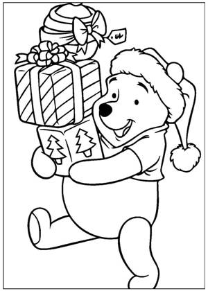 Из Новогодних мультфильмов – раскраска 27