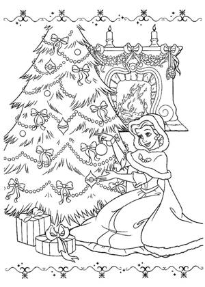 Из Новогодних мультфильмов – раскраска 3