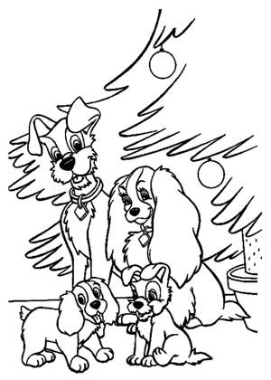 Из Новогодних мультфильмов – раскраска 38