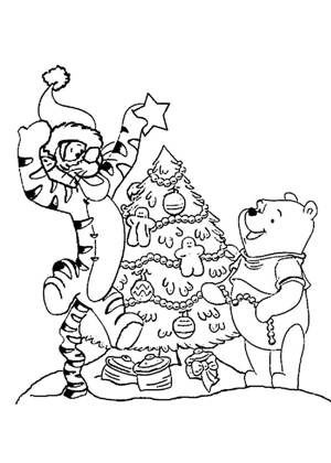 Из Новогодних мультфильмов – раскраска 43