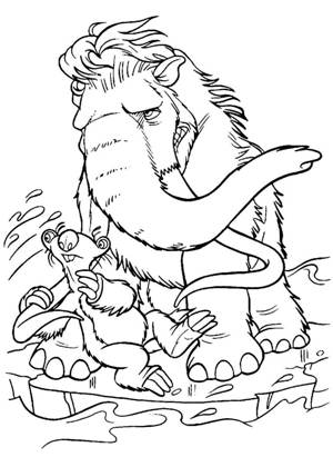 Из Новогодних мультфильмов – раскраска 56