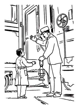 Из Новогодних мультфильмов – раскраска 57