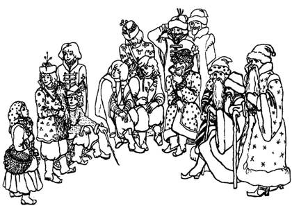 Из Новогодних мультфильмов – раскраска 63