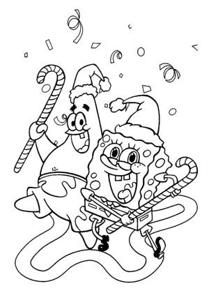 Из Новогодних мультфильмов – раскраска 7