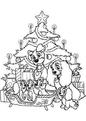 Из Новогодних мультфильмов – раскраска 9