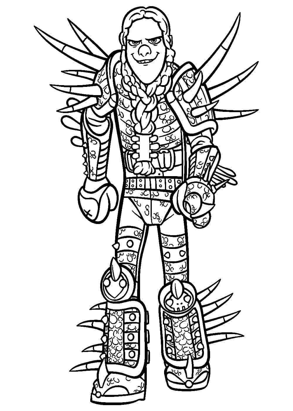 Как приручить дракона раскраска 24