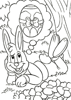 Католическая Пасха – раскраска 15