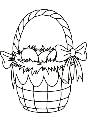 Католическая Пасха – раскраска 9