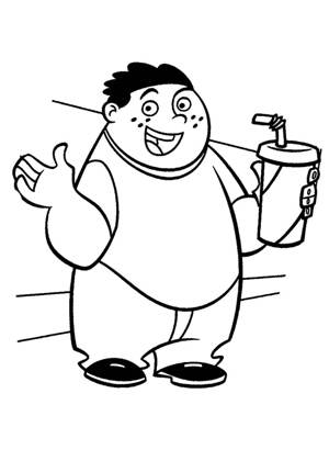 Ким пять с плюсом − раскраска 4