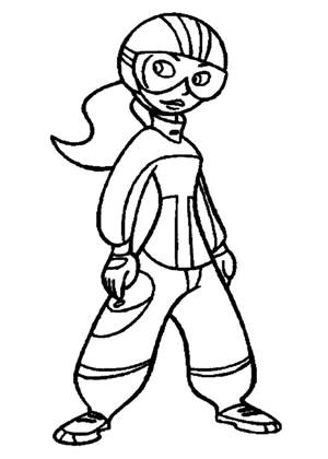 Ким пять с плюсом − раскраска 7