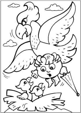 Раскраски Колобок Колобок