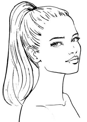 Косметика – раскраска 13