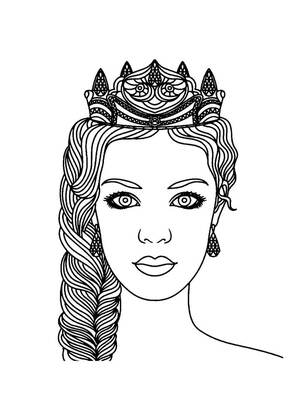 Косметика – раскраска 14