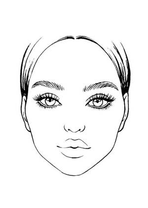 Косметика – раскраска 15