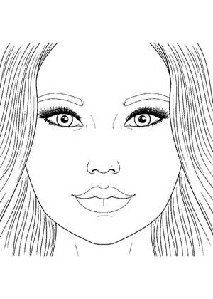 Косметика – раскраска 19