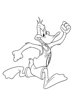 Космический джем – раскраска 12