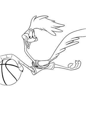 Космический джем – раскраска 16