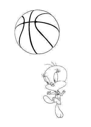 Космический джем – раскраска 17