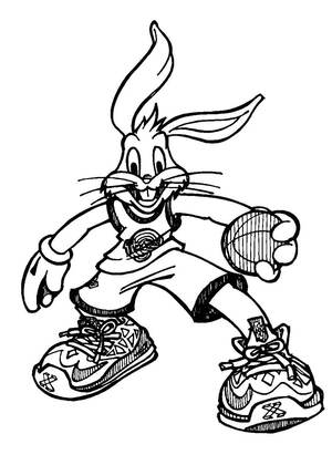 Космический джем – раскраска 2