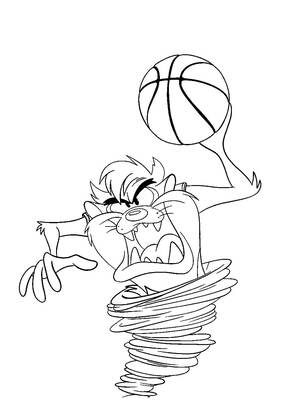 Космический джем – раскраска 23