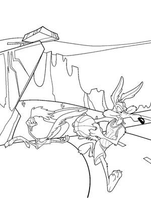 Космический джем – раскраска 26