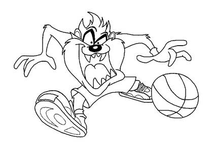 Космический джем – раскраска 29