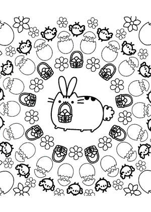 Раскраски Кот Пушин Кот Пушин — раскраска 22