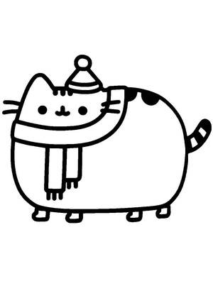 Раскраски Кот Пушин Кот Пушин — раскраска 23