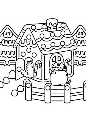 Раскраски Кот Пушин Кот Пушин — раскраска 33