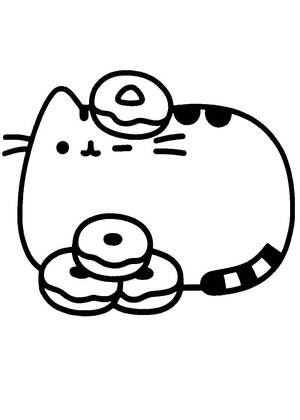 Раскраски Кот Пушин Кот Пушин — раскраска 36