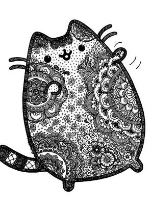 Раскраски Кот Пушин Кот Пушин — раскраска 48