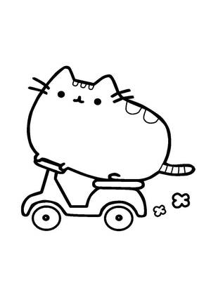 Раскраски Кот Пушин Кот Пушин — раскраска 5