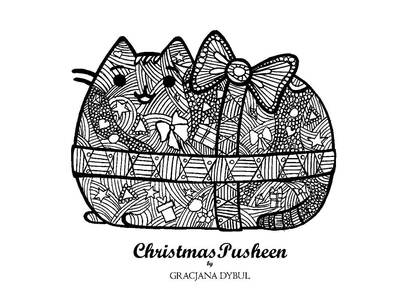 Раскраски Кот Пушин Кот Пушин — раскраска 52