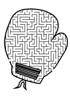 Лабиринты – раскраска 1