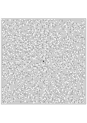 Лабиринты – раскраска 14