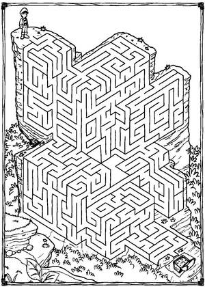 Лабиринты – раскраска 15