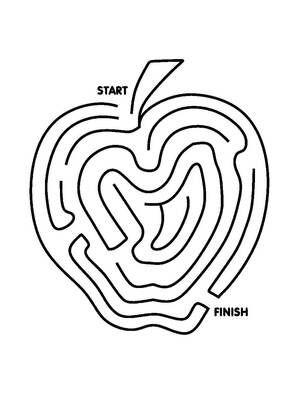 Лабиринты – раскраска 19