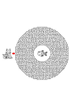 Лабиринты – раскраска 2