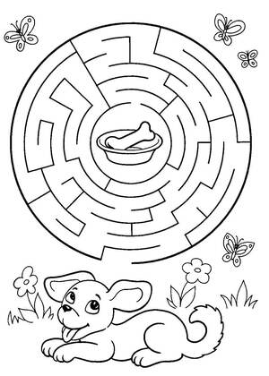 Лабиринты – раскраска 24