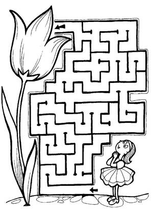 Лабиринты – раскраска 26