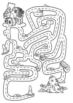 Лабиринты – раскраска 27